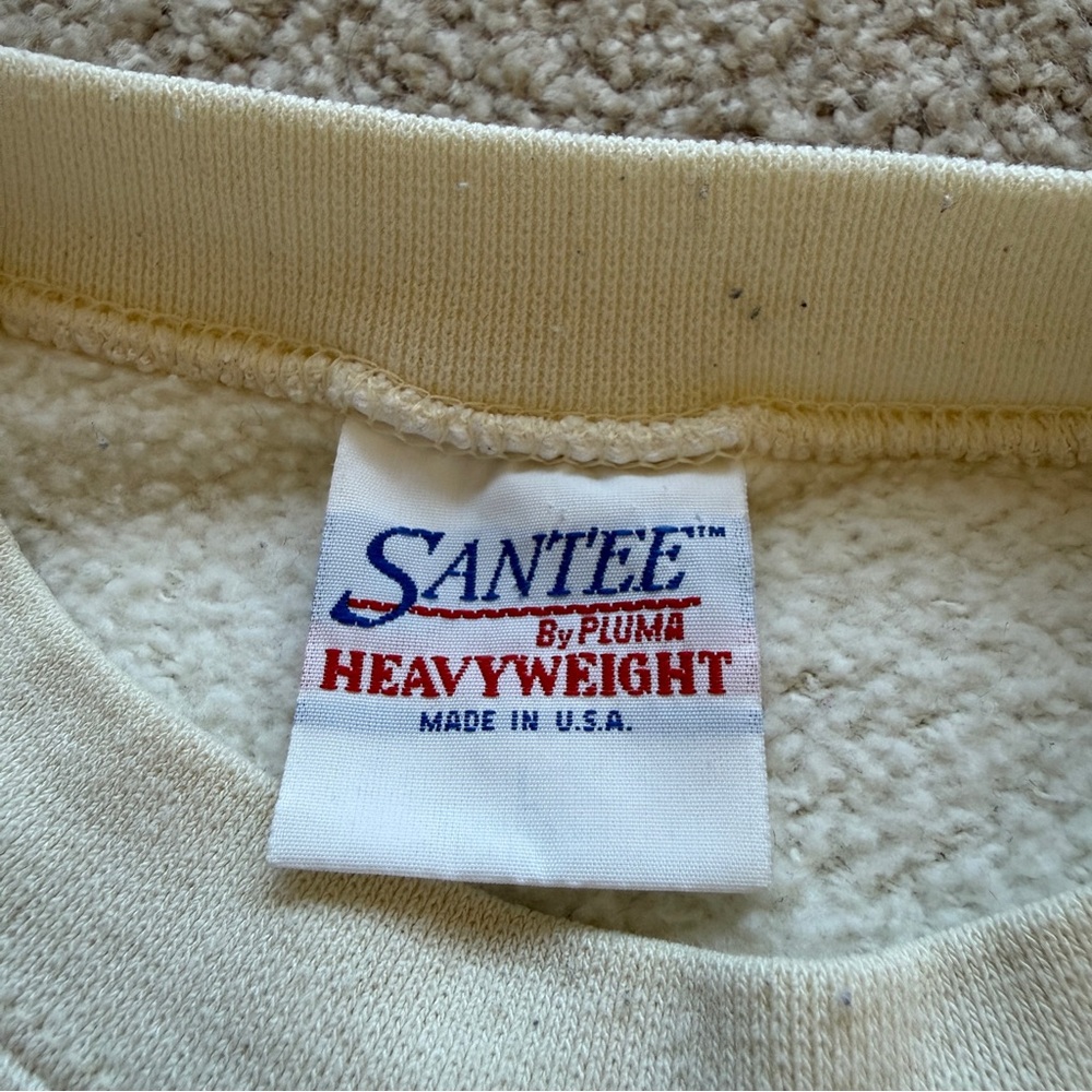 VINTAGE Michigan Wolverines Crewneck Sweatshirt USA Made Heavyweight L Oversized - Picture 7 of 7
